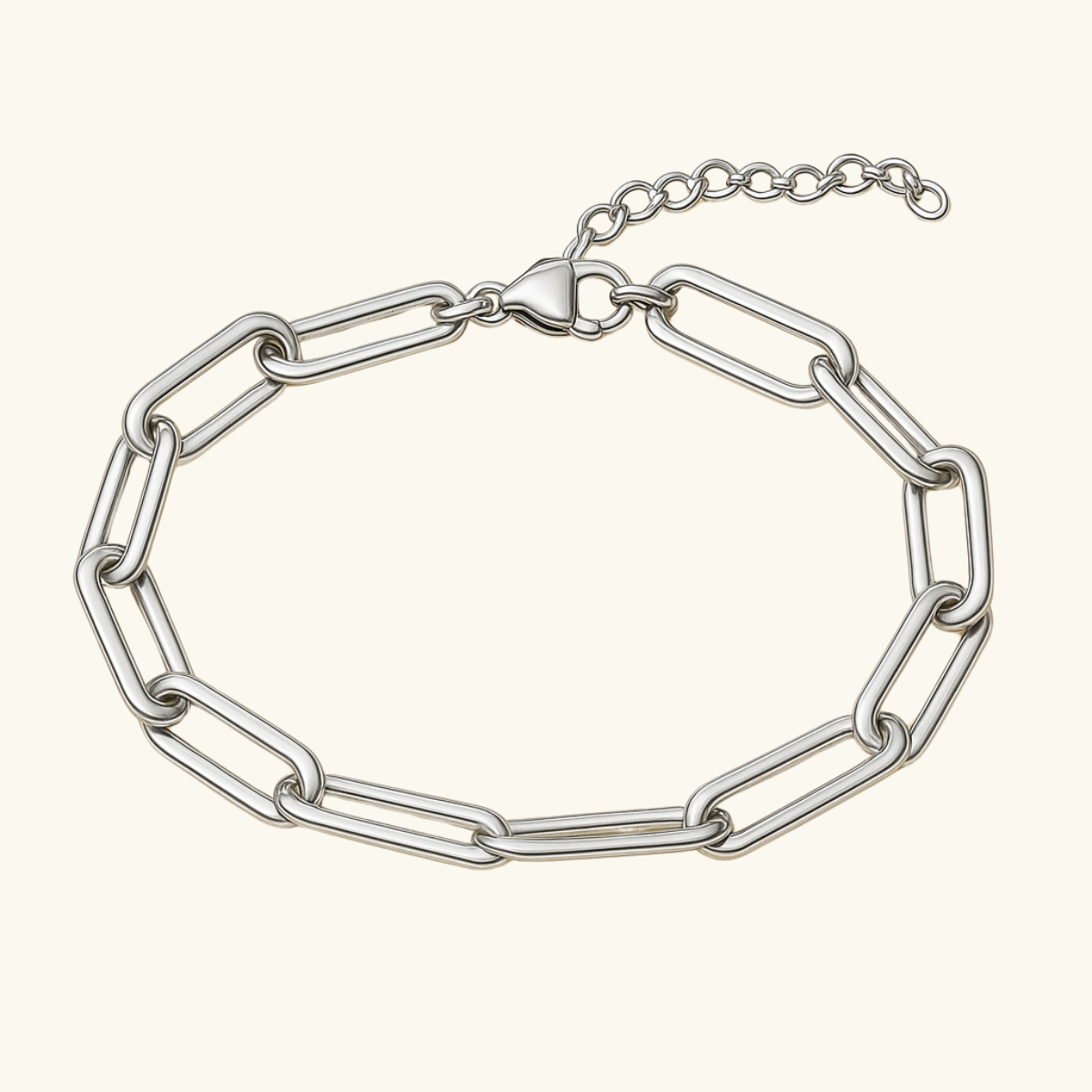 Bold Paperclip Link Bracelet — Jessie