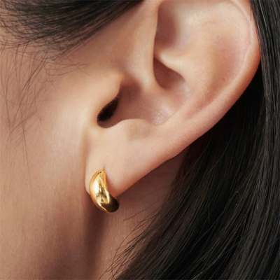 Smooth Dome Stud Earrings — Celeste