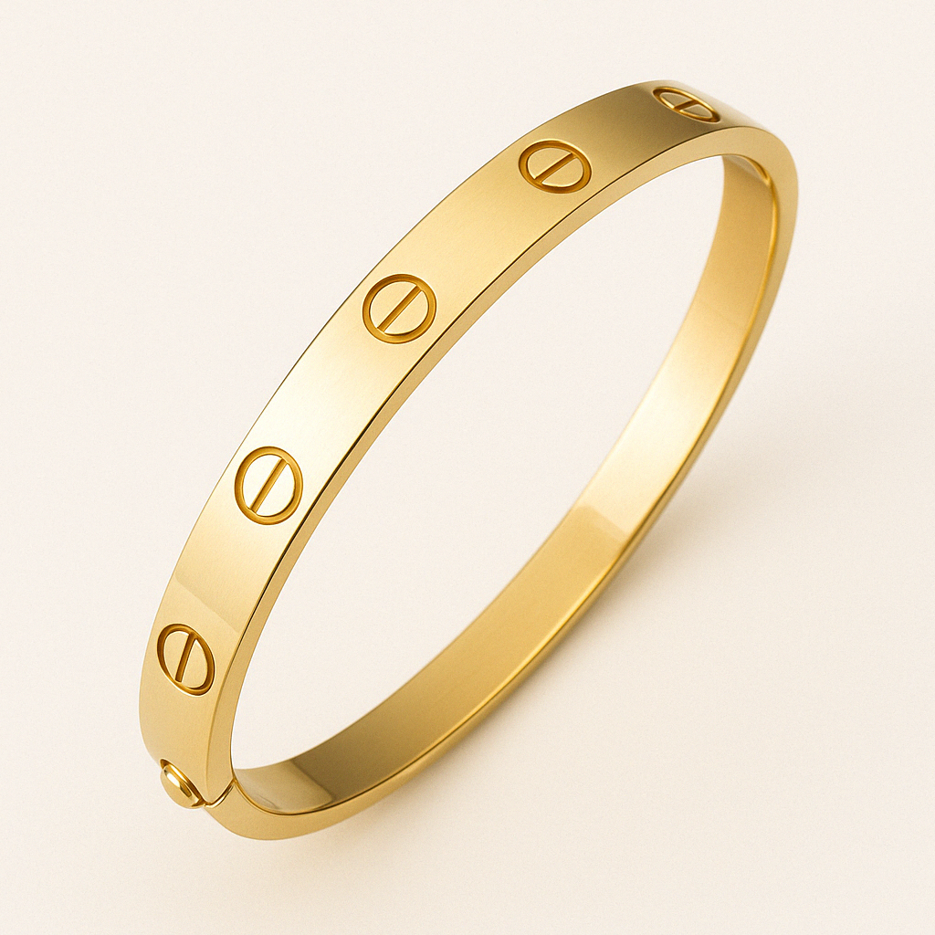 Red Clover Nail and Screw Bracelet Set — Ibiza