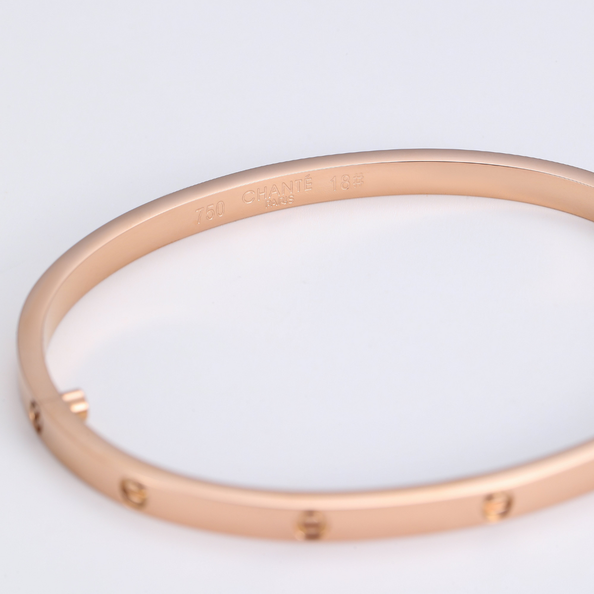 Slim Screw Detail Bangle — Love Refined