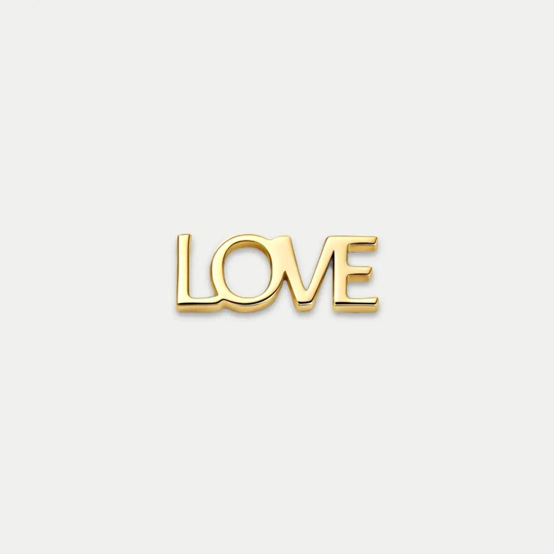 Love Letter Charm in Gold Tone