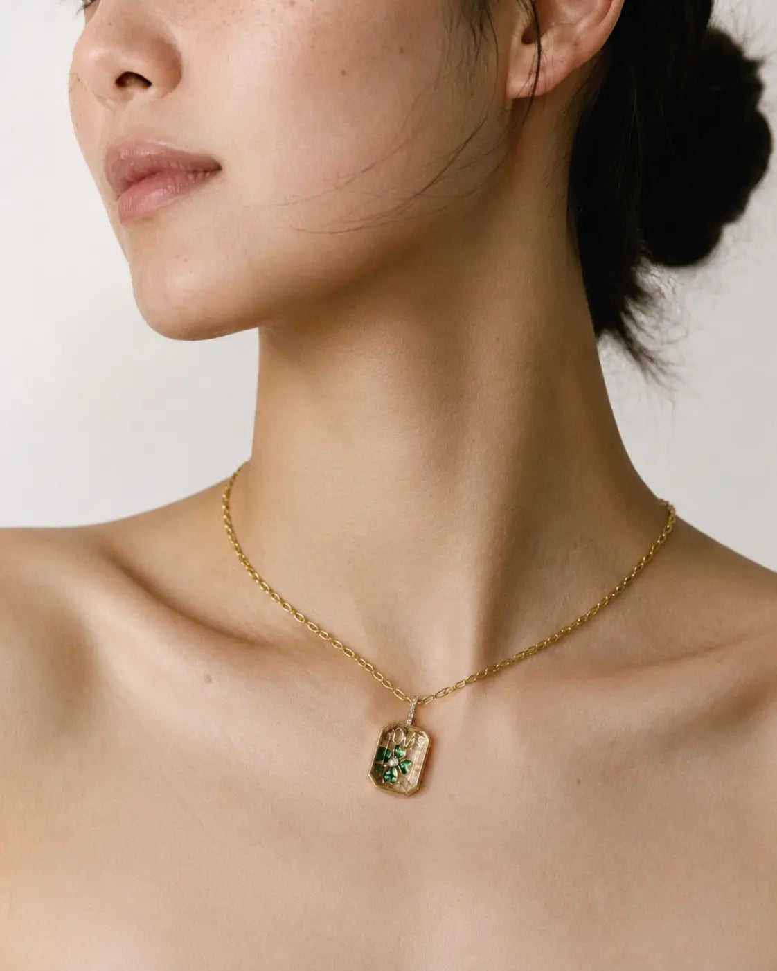 Keepsake Locket Necklace with Charm Options