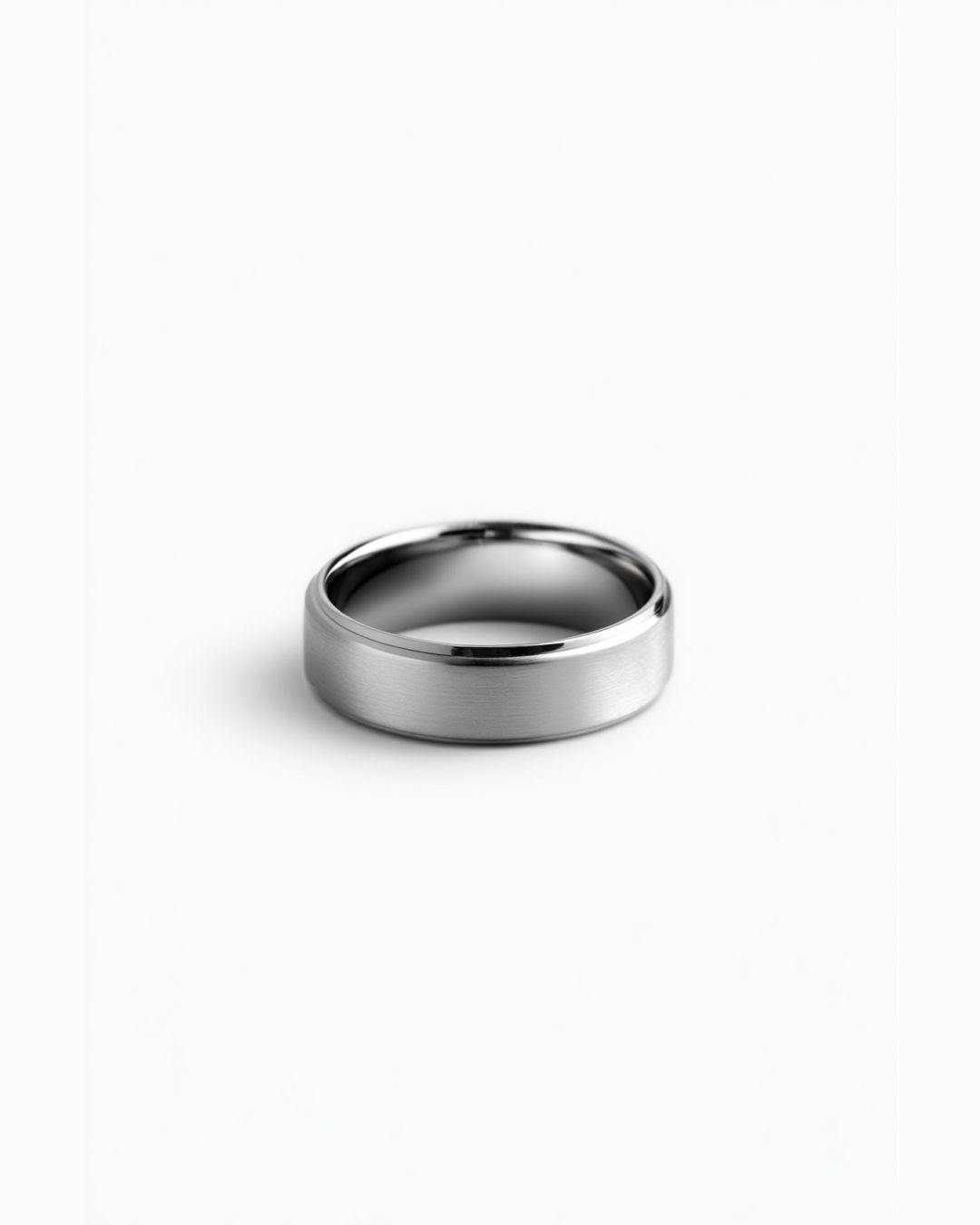 Matte Tungsten Carbide Band Ring, 6 mm