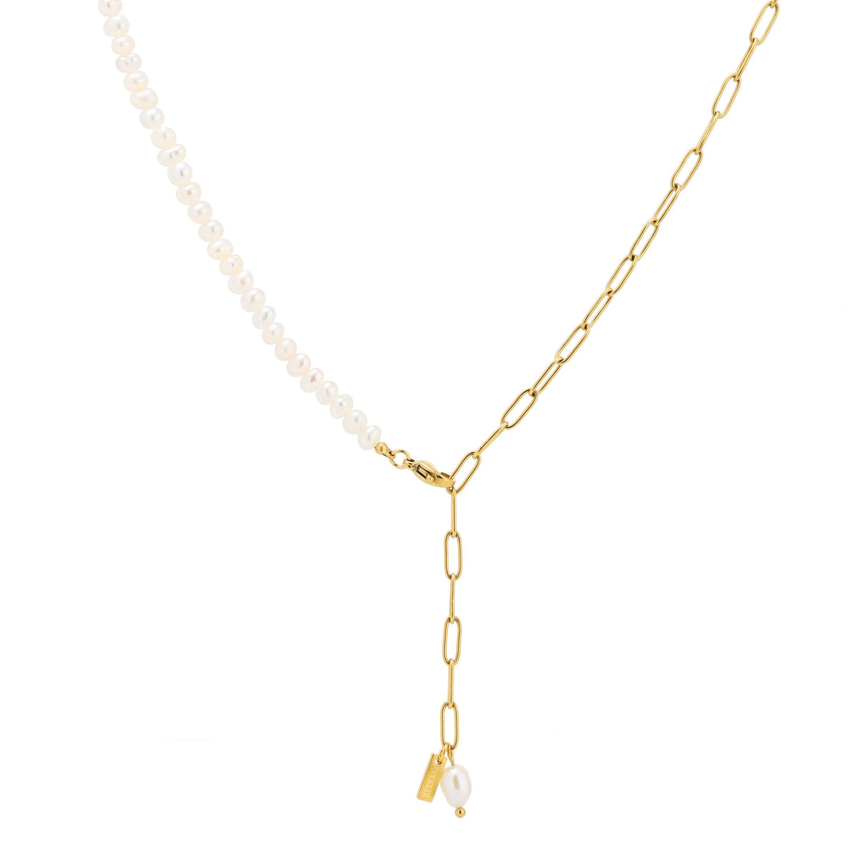 Freshwater Pearl Double-Wrap Anklet — La Plage