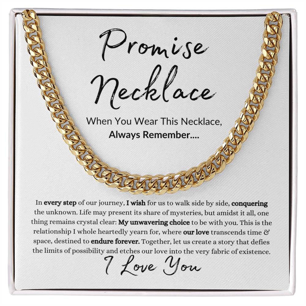 Cuban Link Gift Necklace, 5 mm — Promise