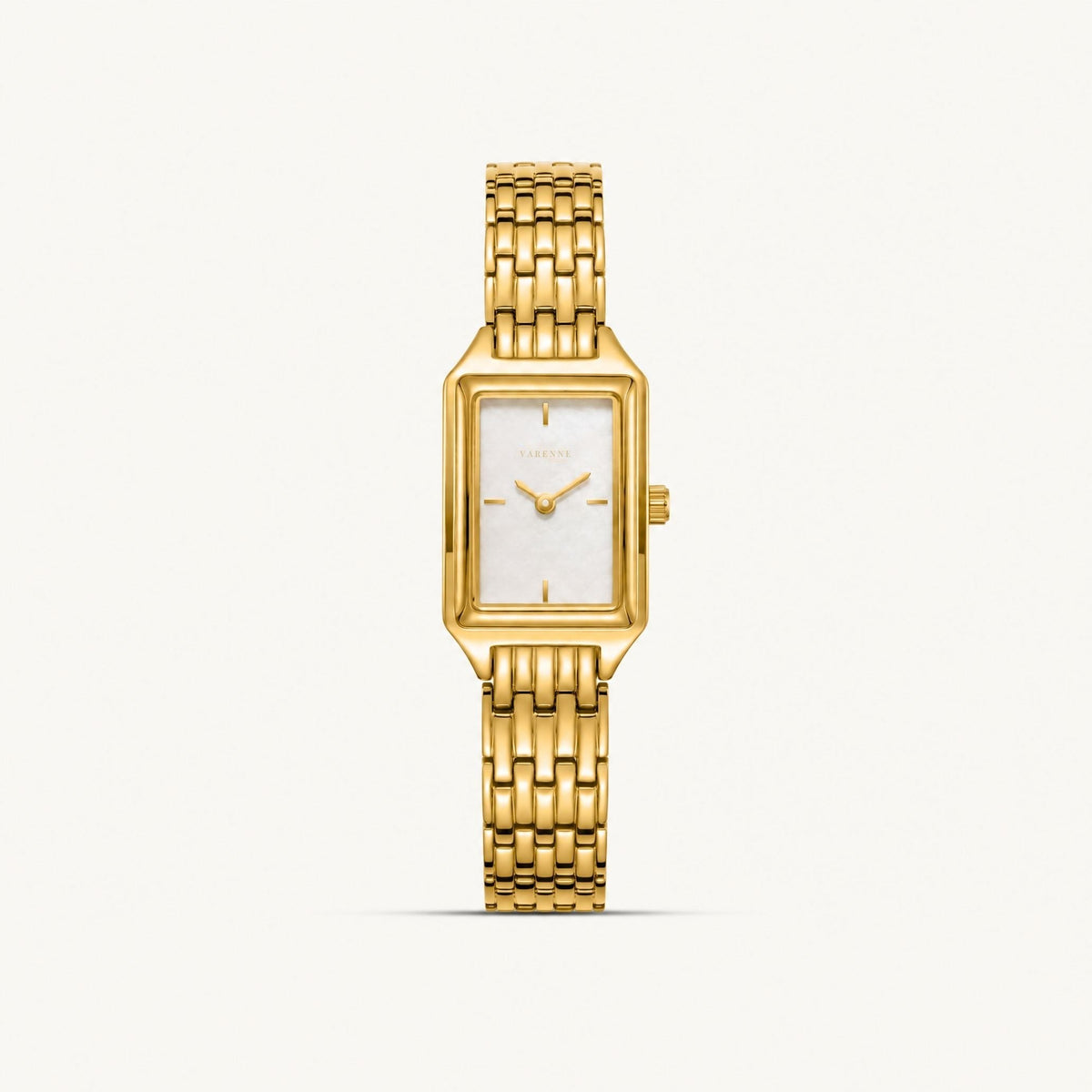 Rectangular Mother-of-Pearl Quartz Watch — Astra