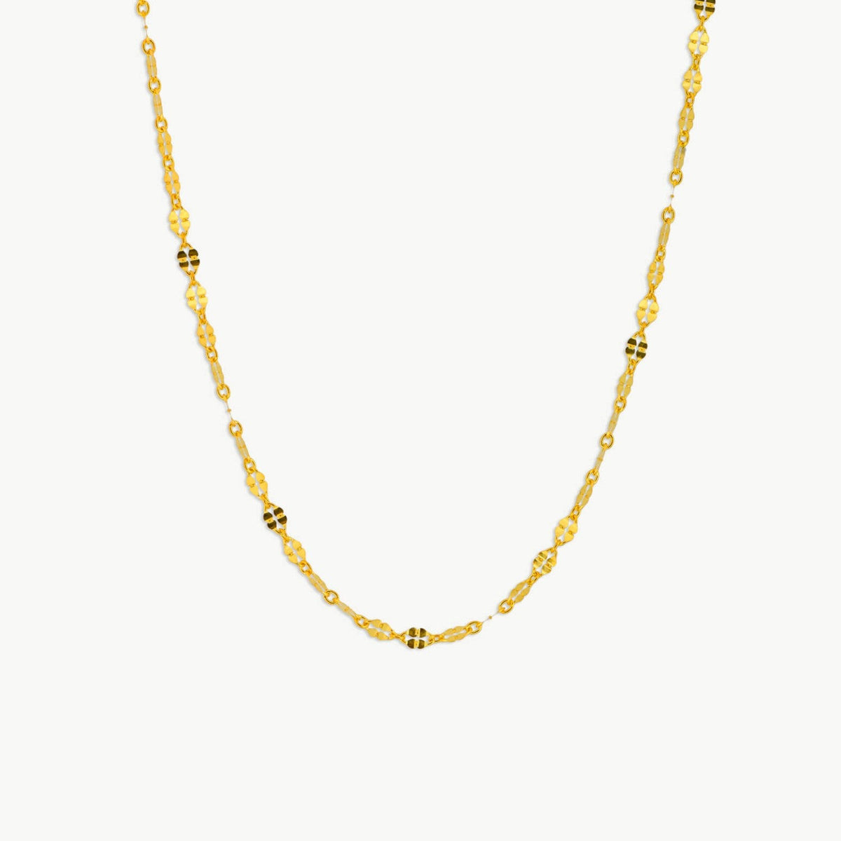 Fine Metal Station Choker, 39 cm — Dainty