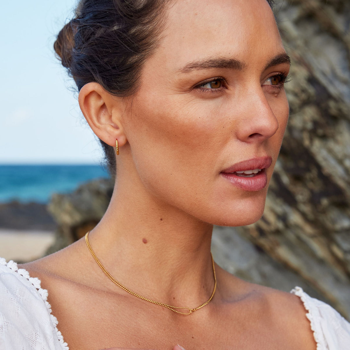 Split Chain Choker, 39 cm — Double Trouble