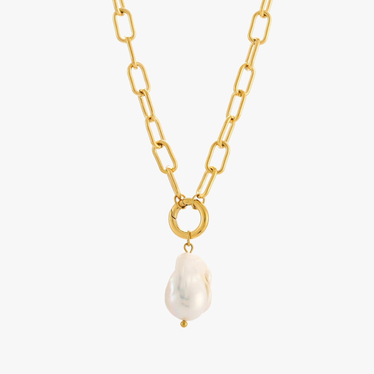 Freshwater Pearl Link Necklace, 45 cm — Portofino