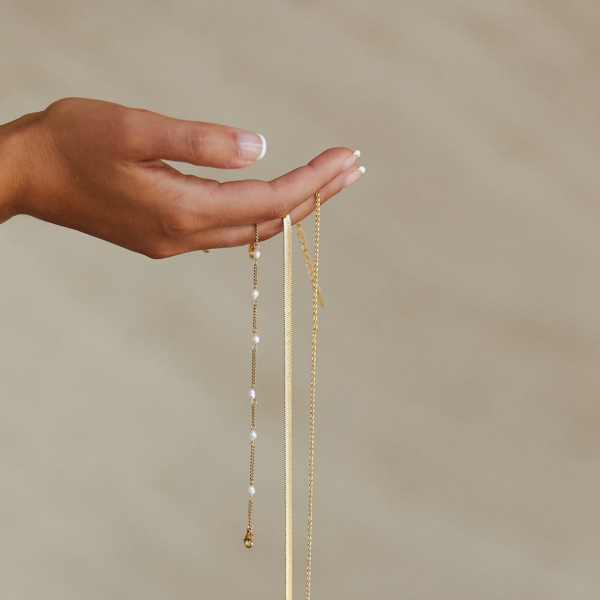 Freshwater Pearl Station Bracelet, 16 cm — Lovina