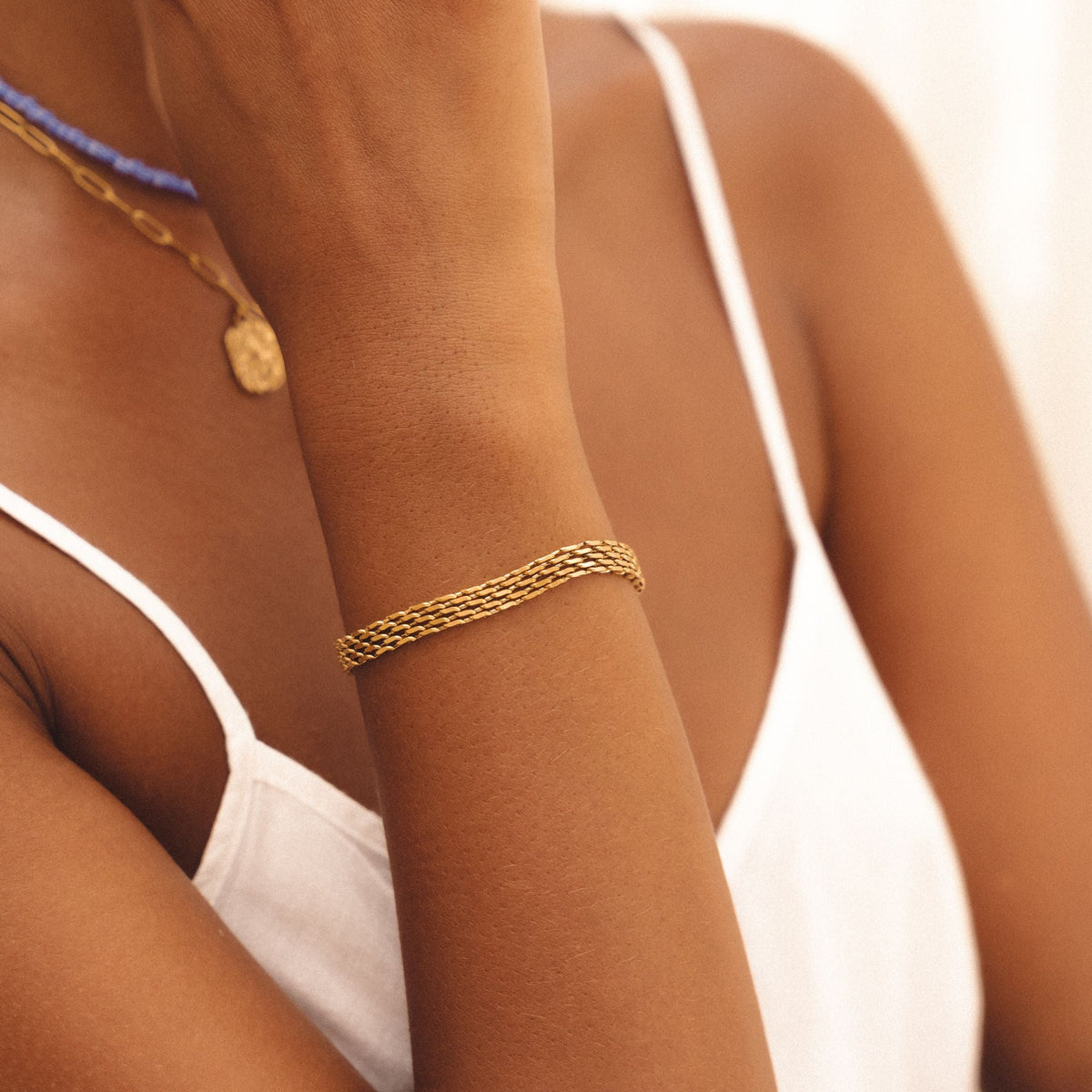 Woven Chain Bracelet, 6 mm — Sifnos