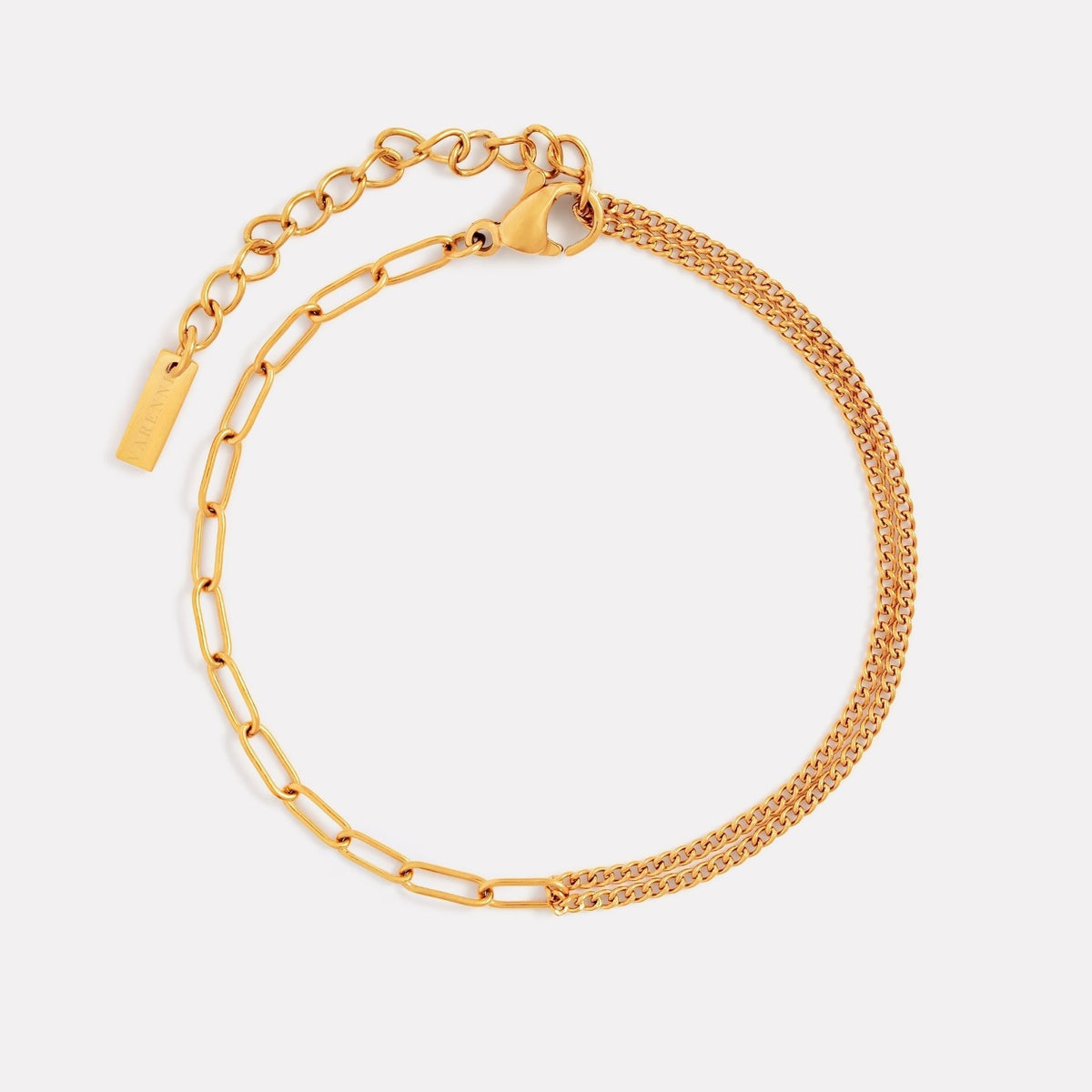 Curb and Paperclip Chain Bracelet — Balance