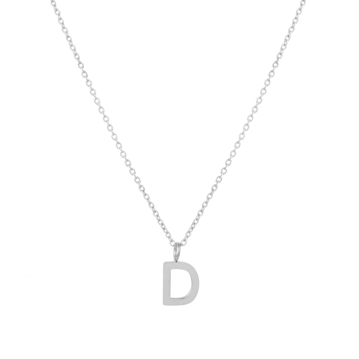 Initial Letter Pendant Necklace, A–Z, 45 cm
