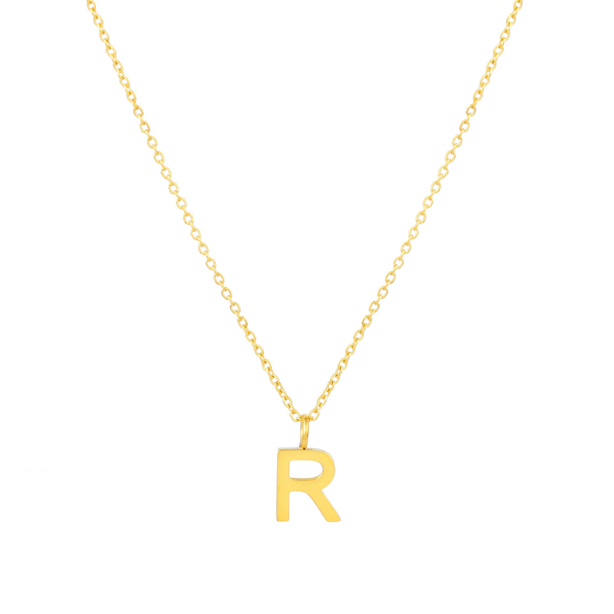 Initial Letter Pendant Necklace, A–Z, 45 cm