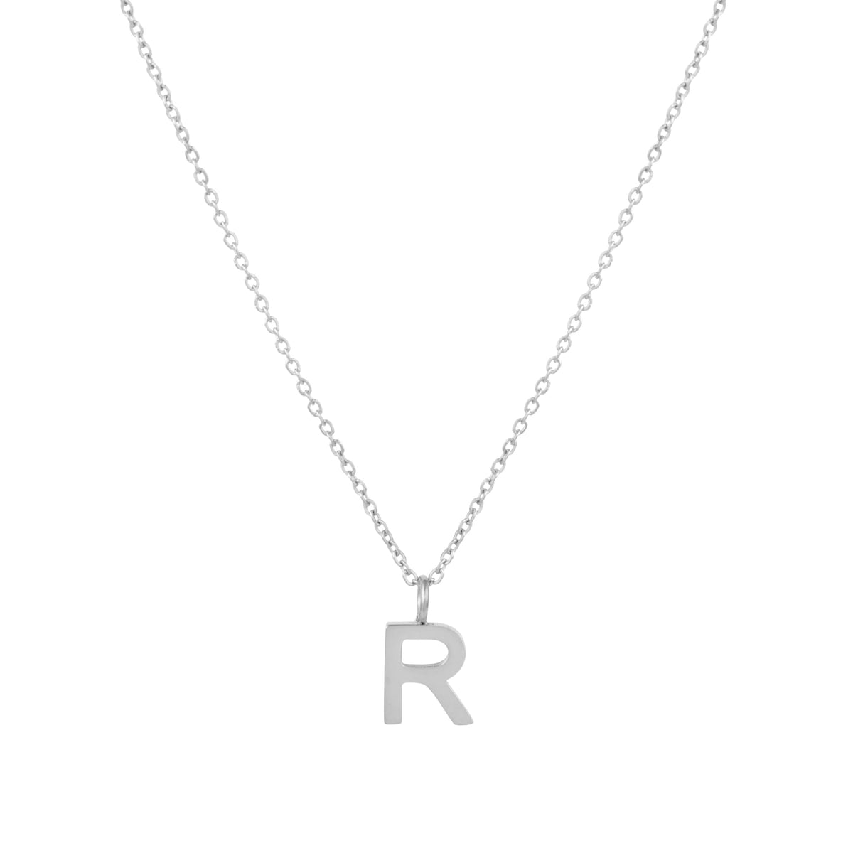 Initial Letter Pendant Necklace, A–Z, 45 cm
