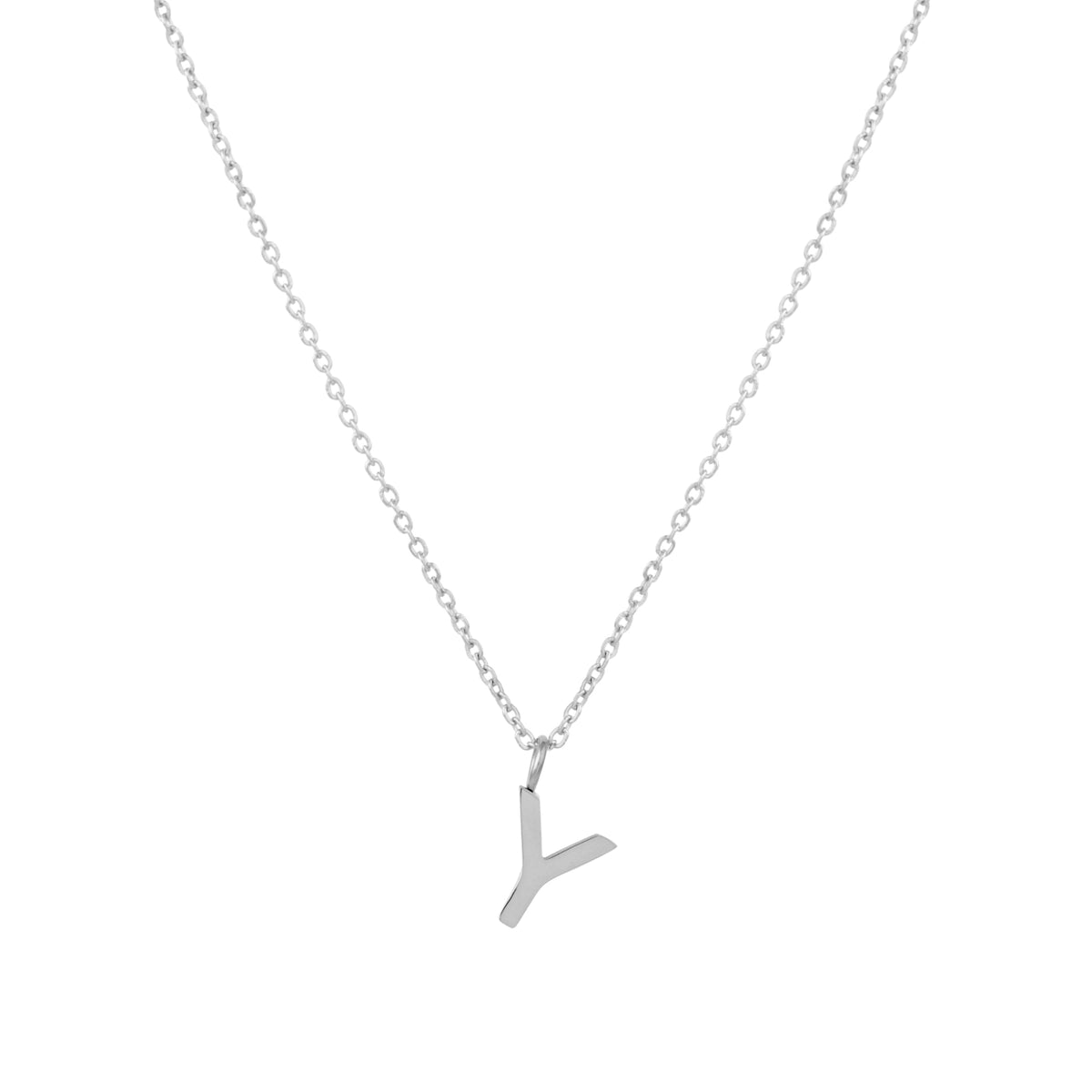 Initial Letter Pendant Necklace, A–Z, 45 cm