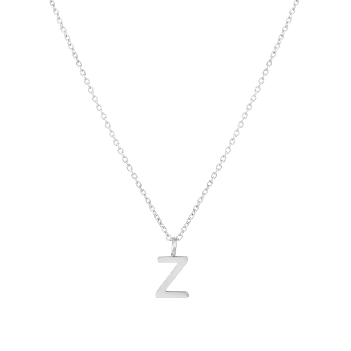 Initial Letter Pendant Necklace, A–Z, 45 cm
