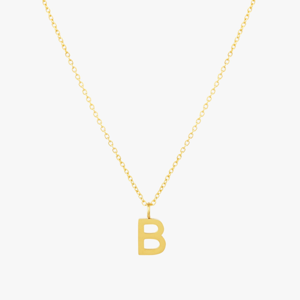 Initial Letter Pendant Necklace, A–Z, 45 cm