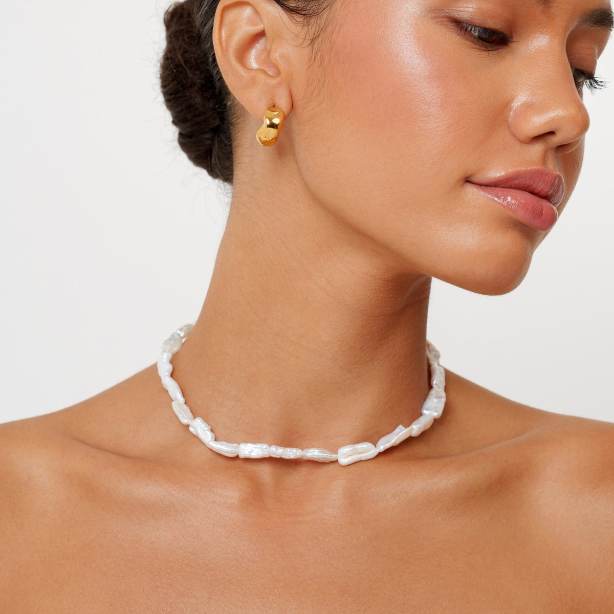 Freshwater Pearl Choker, 38 cm — Sunkissed