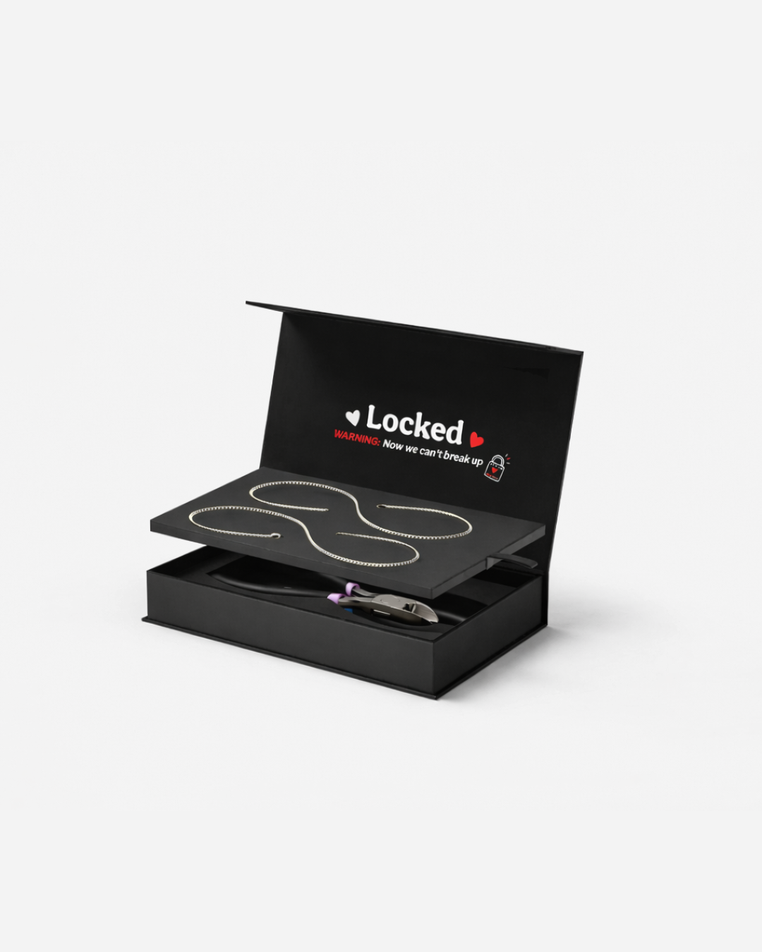 Men’s Permanent Couple Bracelet Set, 2 Pieces, Silver-Plated