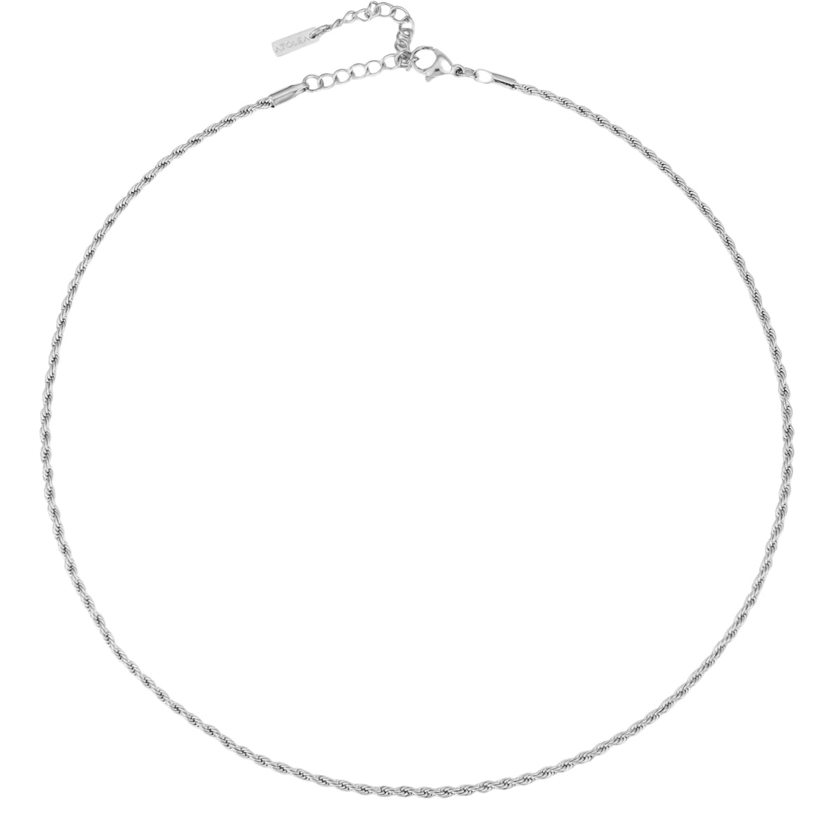 Rope Chain Necklace, 2 mm × 39 cm — Calvi
