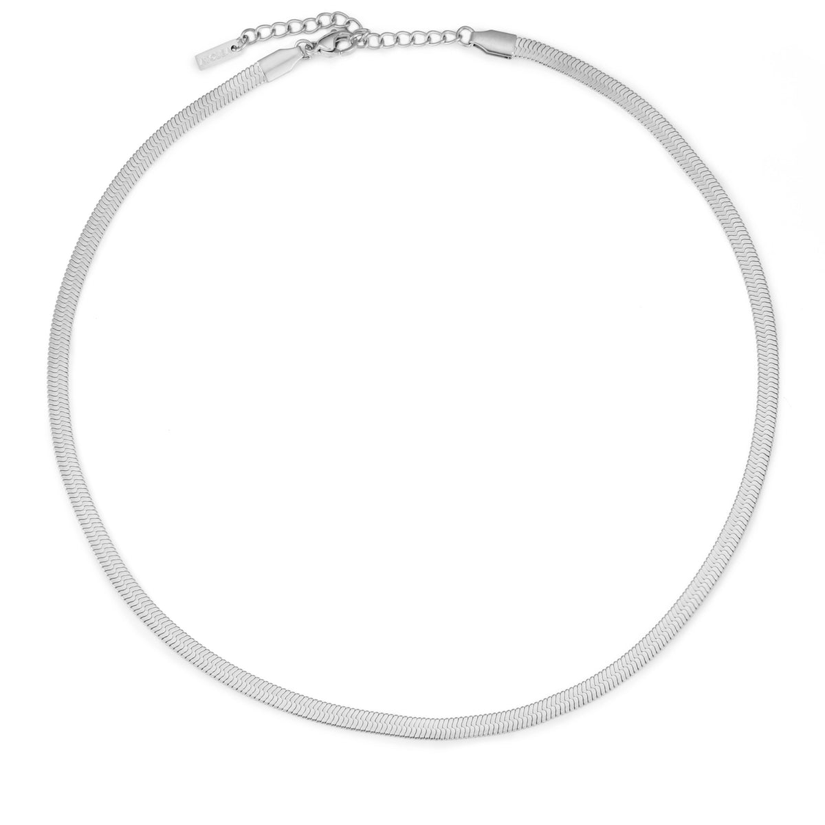 Herringbone Choker, 4 mm, 39–44 cm — Kauai