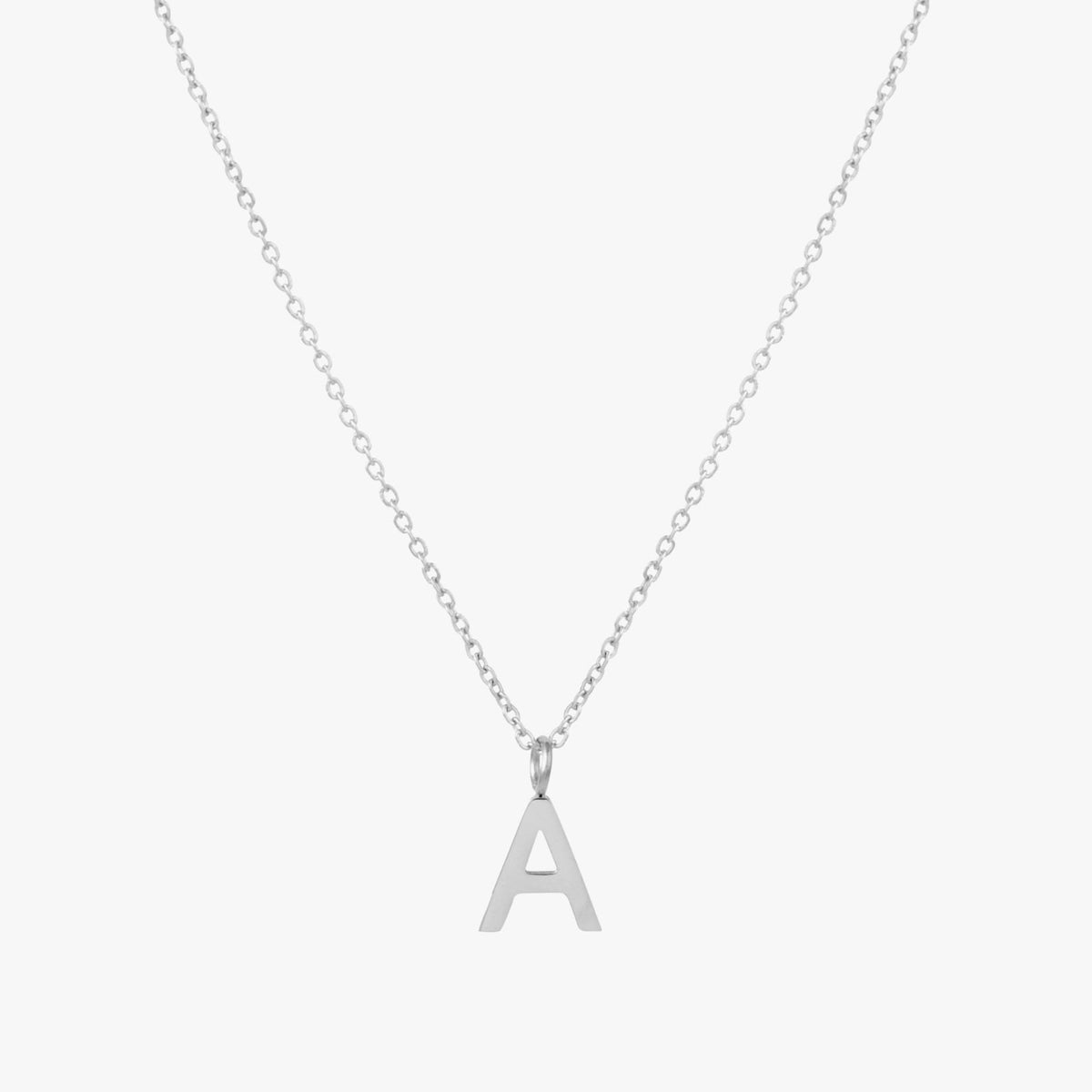 Initial Letter Pendant Necklace, A–Z, 45 cm