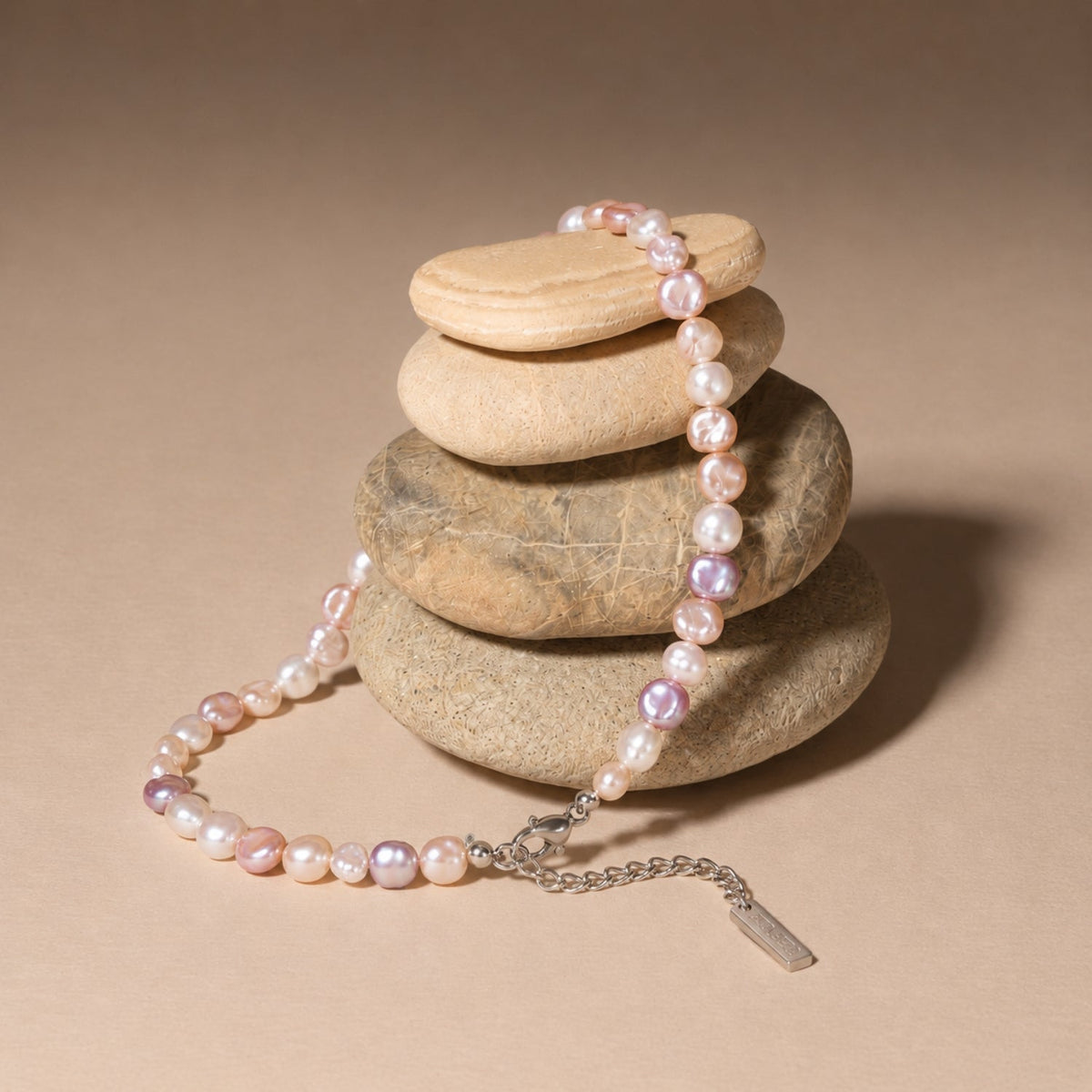 Pink Freshwater Pearl Bracelet — Perla Rosa