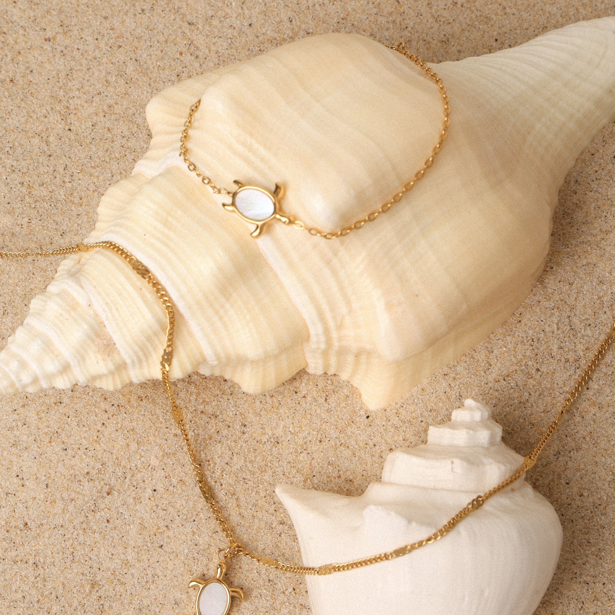 Mother of Pearl Turtle Bracelet — Guardian
