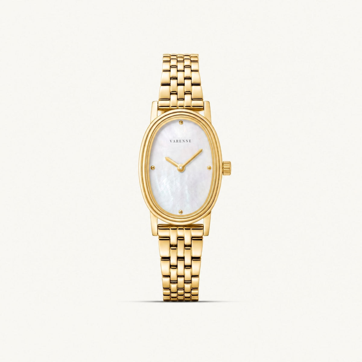 Oval Mother-of-Pearl Quartz Watch — Aurea