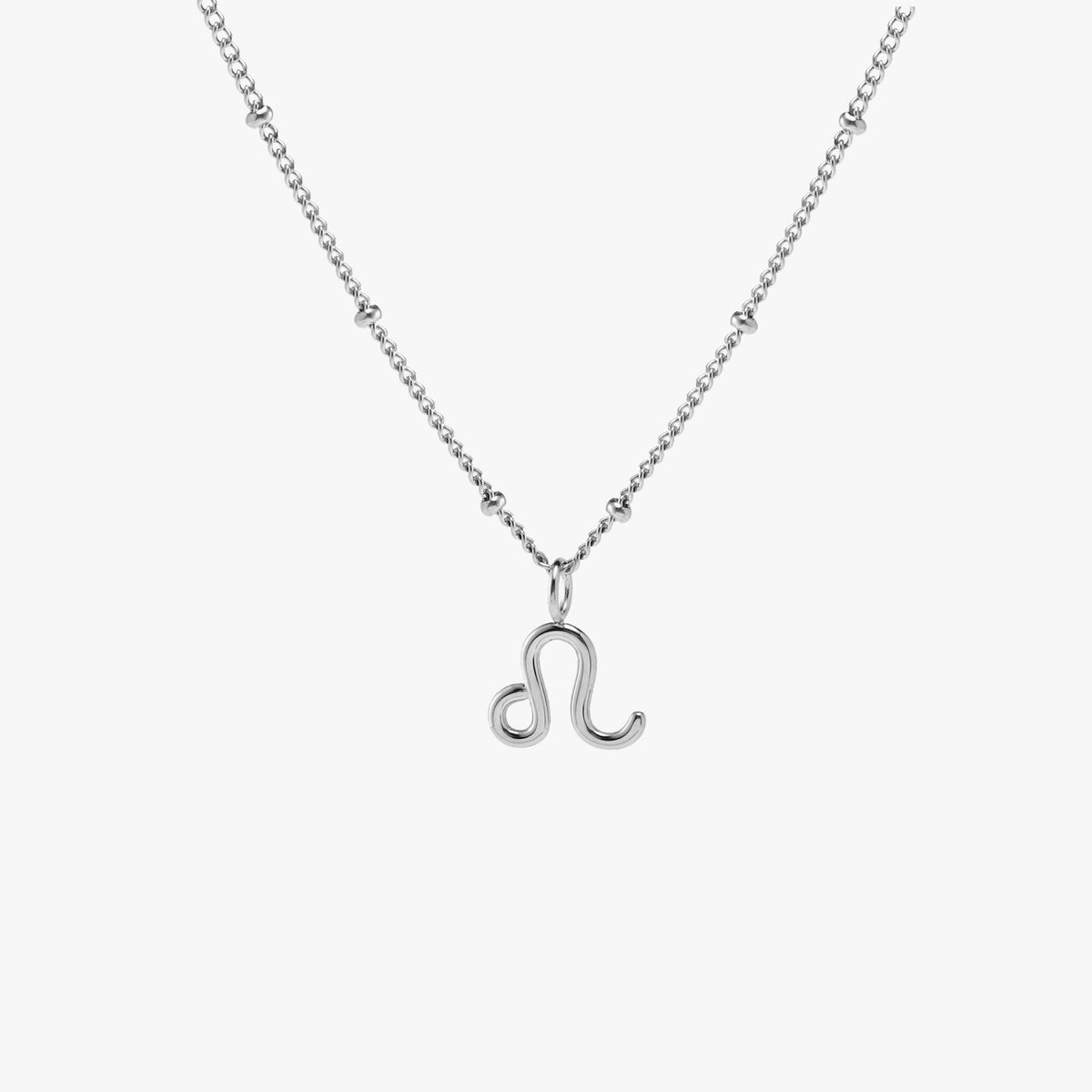 Zodiac Symbol Pendant Necklace, 10 mm