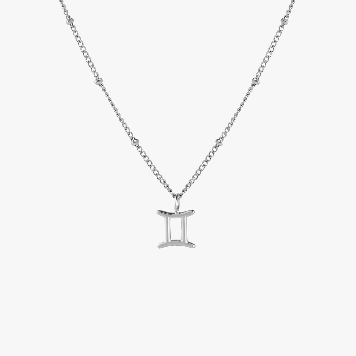 Zodiac Symbol Pendant Necklace, 10 mm