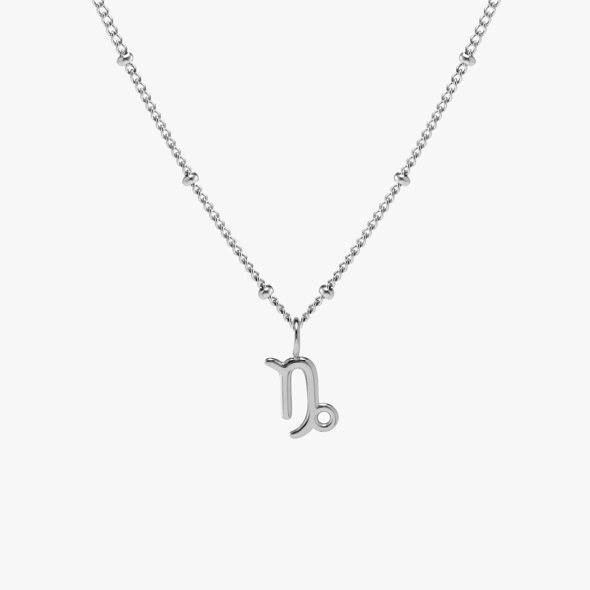 Zodiac Symbol Pendant Necklace, 10 mm