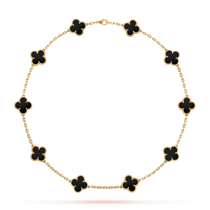 Ten Clover Station Necklace — Grand