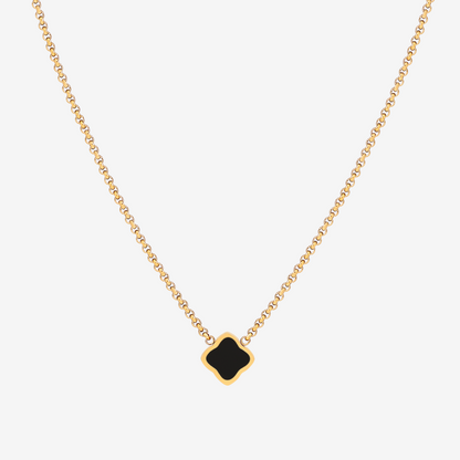 Single Quatrefoil Pendant Necklace