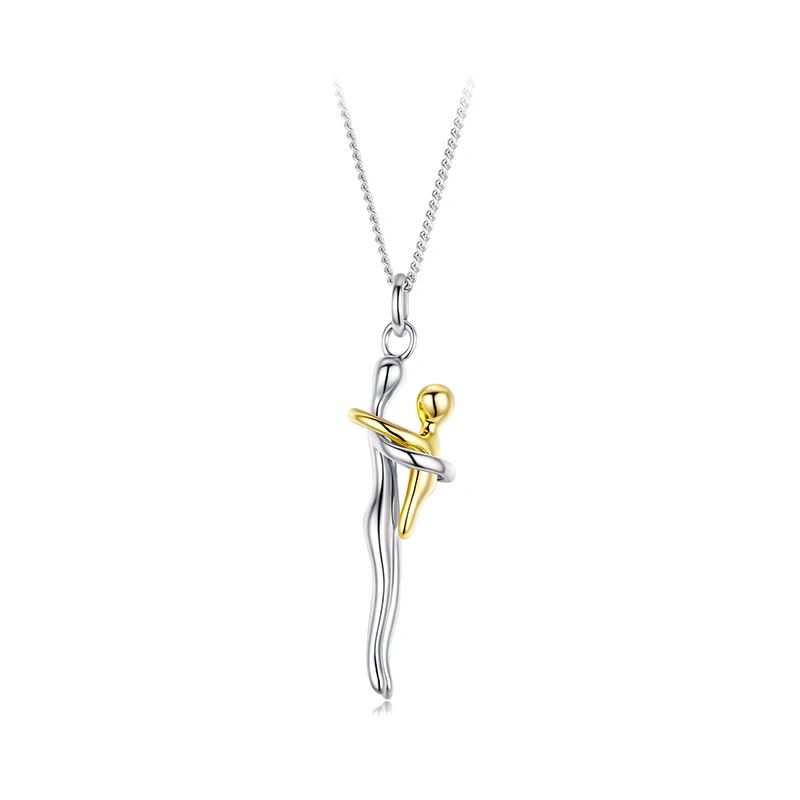 Two Embrace Necklaces and Hug Ring Set