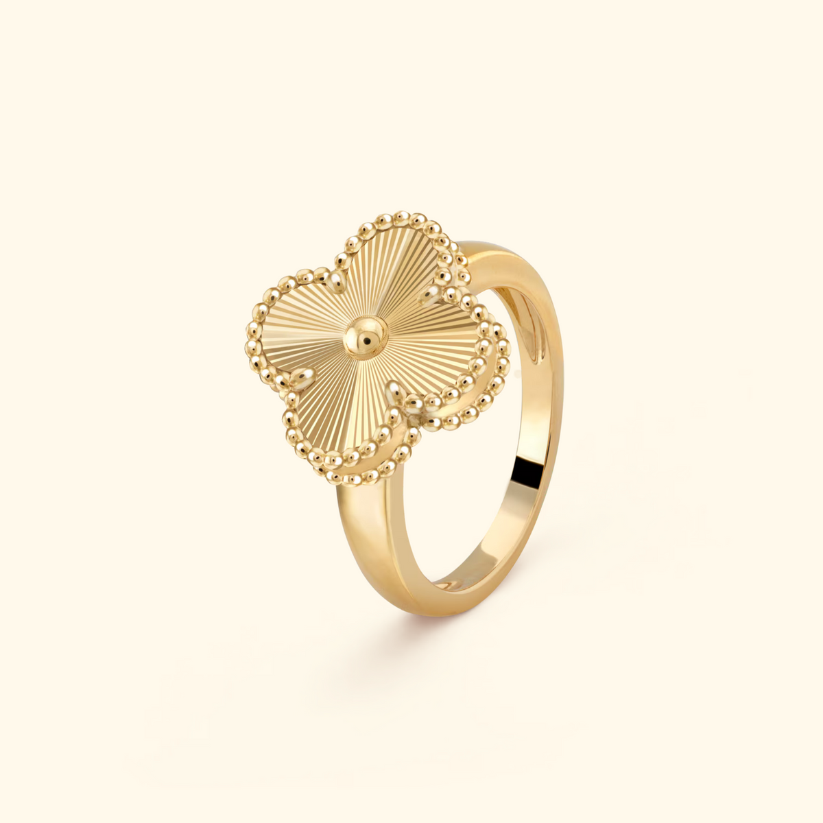 Adjustable Clover Top Ring