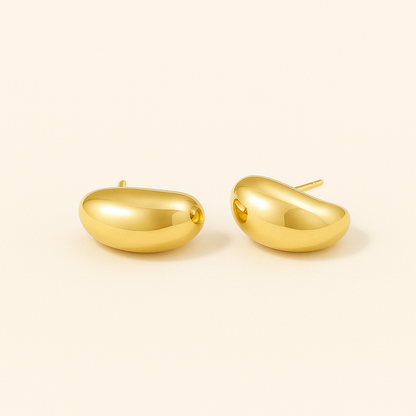 Smooth Dome Stud Earrings — Celeste