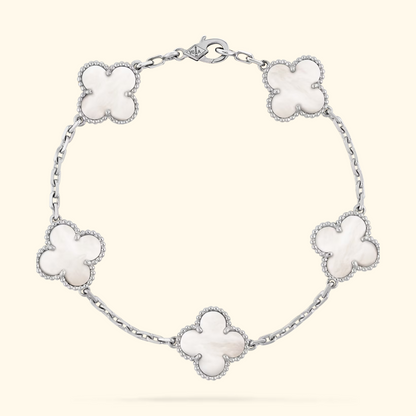 Five Clover Chain Bracelet