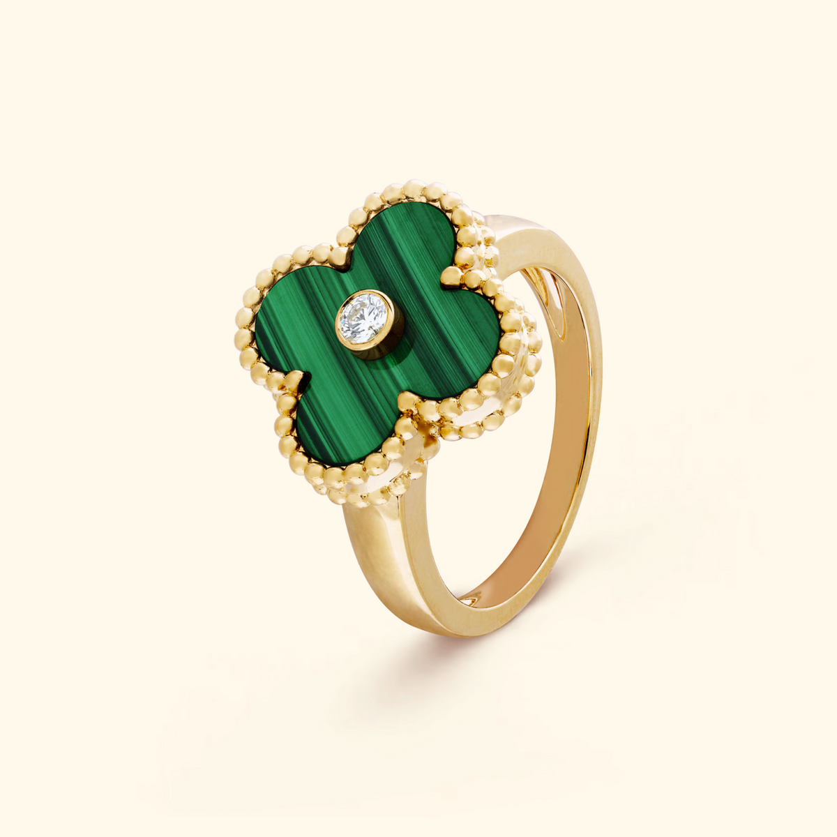 Adjustable Clover Top Ring