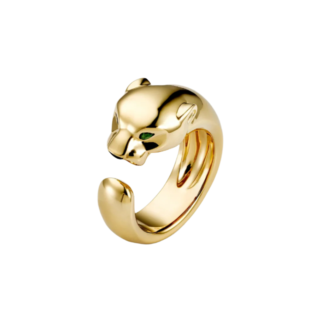 Adjustable Panther Head Ring