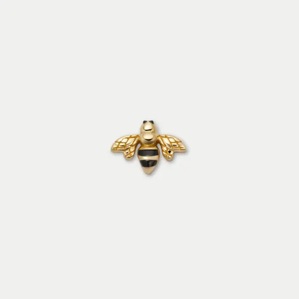 Bee Charm with Striped Body