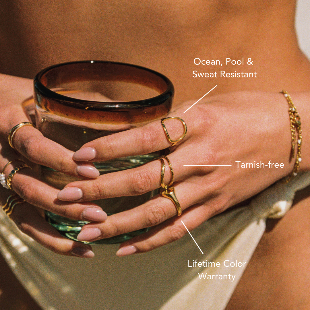 Open Oval Outline Ring — Bahia