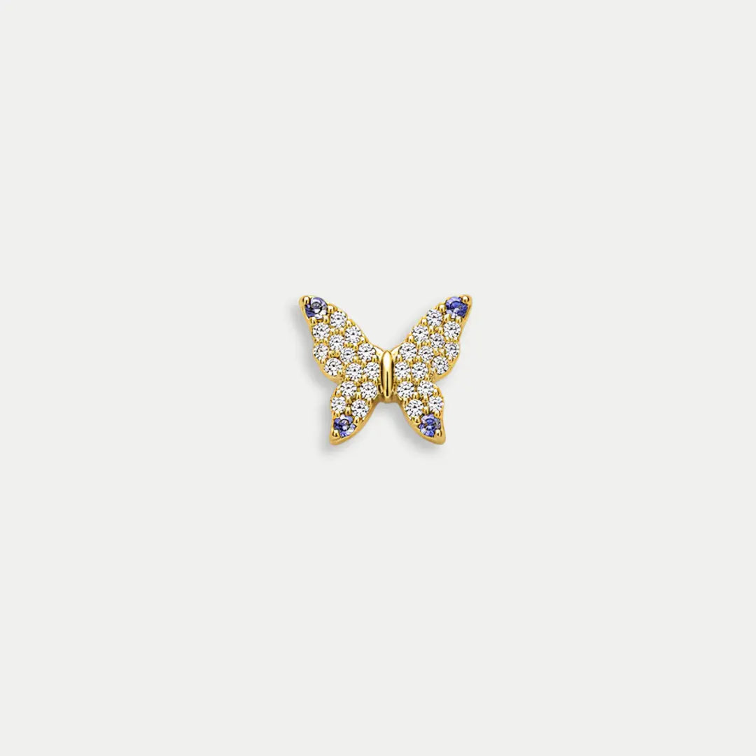 Butterfly Charm with Clear Details