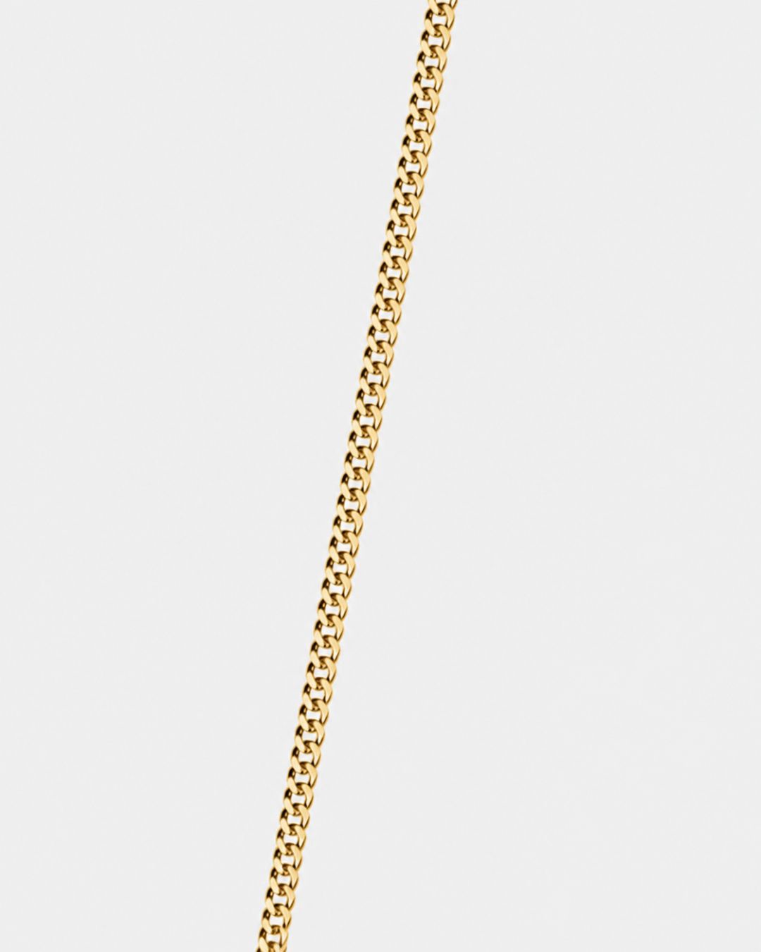 Pearlescent White Clover Pendant Necklace, Gold-Plated Steel