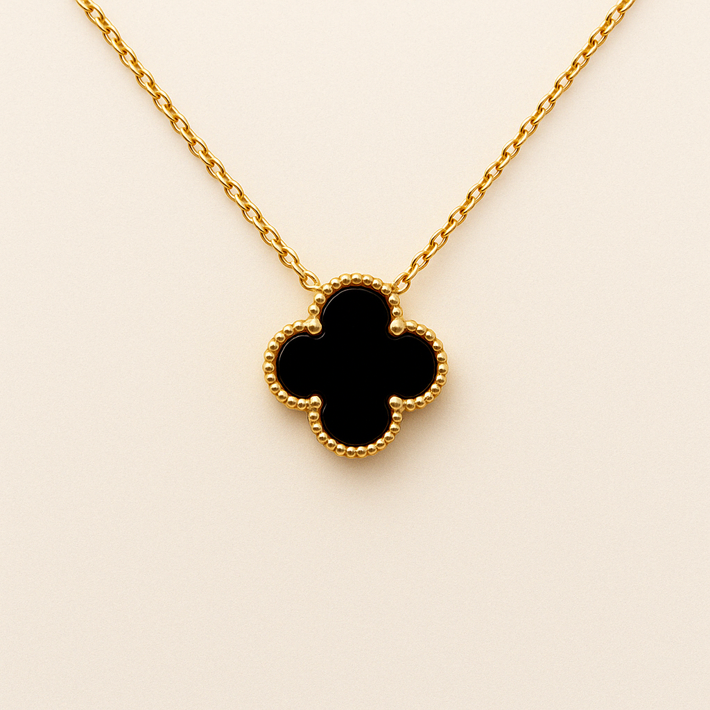 Clover Pendant Necklace, Five Color Options