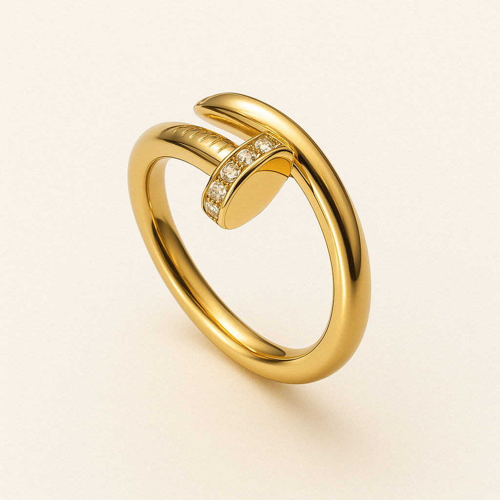 Crystal Nail Wrap Ring