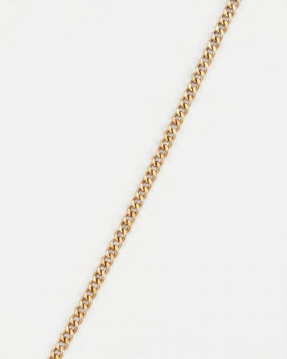 Men’s Cross Pendant Necklace, 18K Gold-Plated