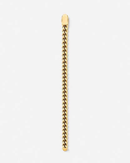 Men’s Cuban Link Bracelet, 6 mm, 14K Gold-Plated
