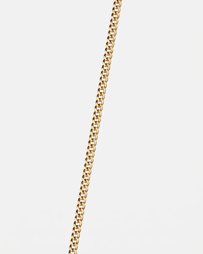 Men’s 1 Carat Lab-Grown Emerald Pendant Necklace, 18K Gold-Plated